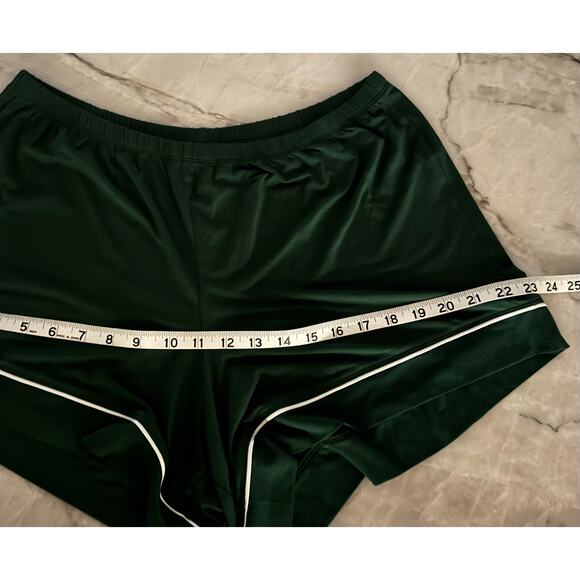 Eberjey Pajamas Sz L Ultra Soft PJ Shorts Comfy Gisele Relaxed Lounge Green NWOT - Picture 6 of 7